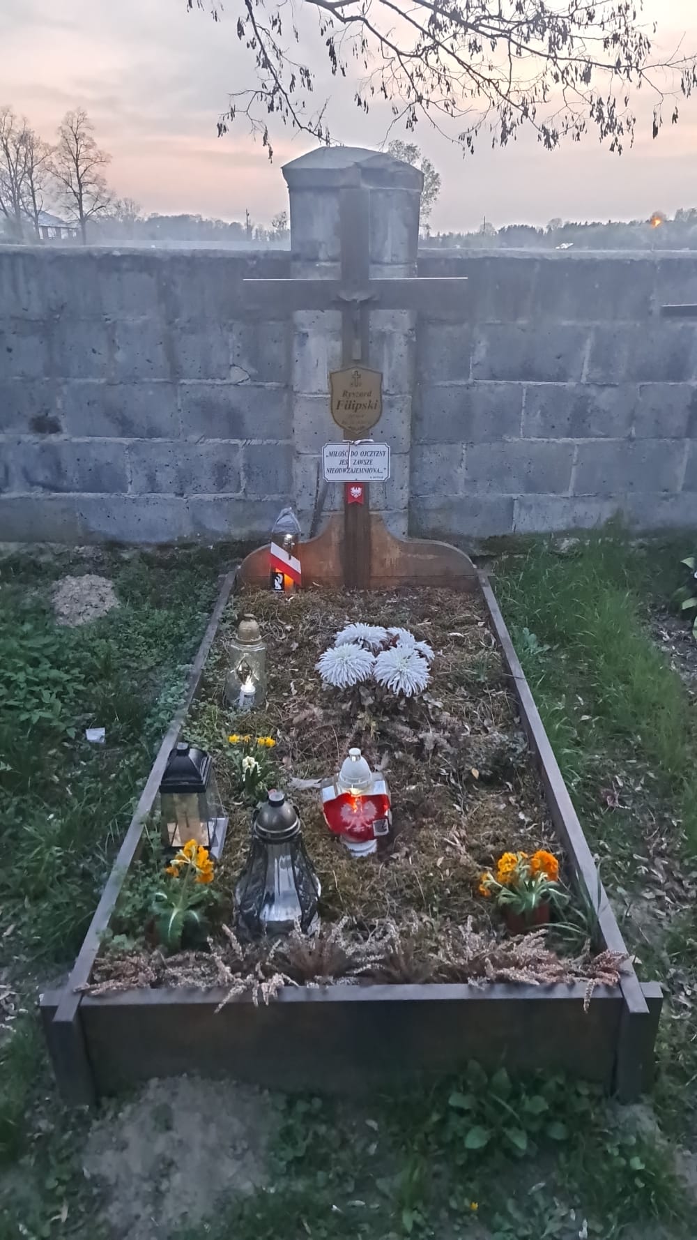 Grób Ryszarda Filipskiego