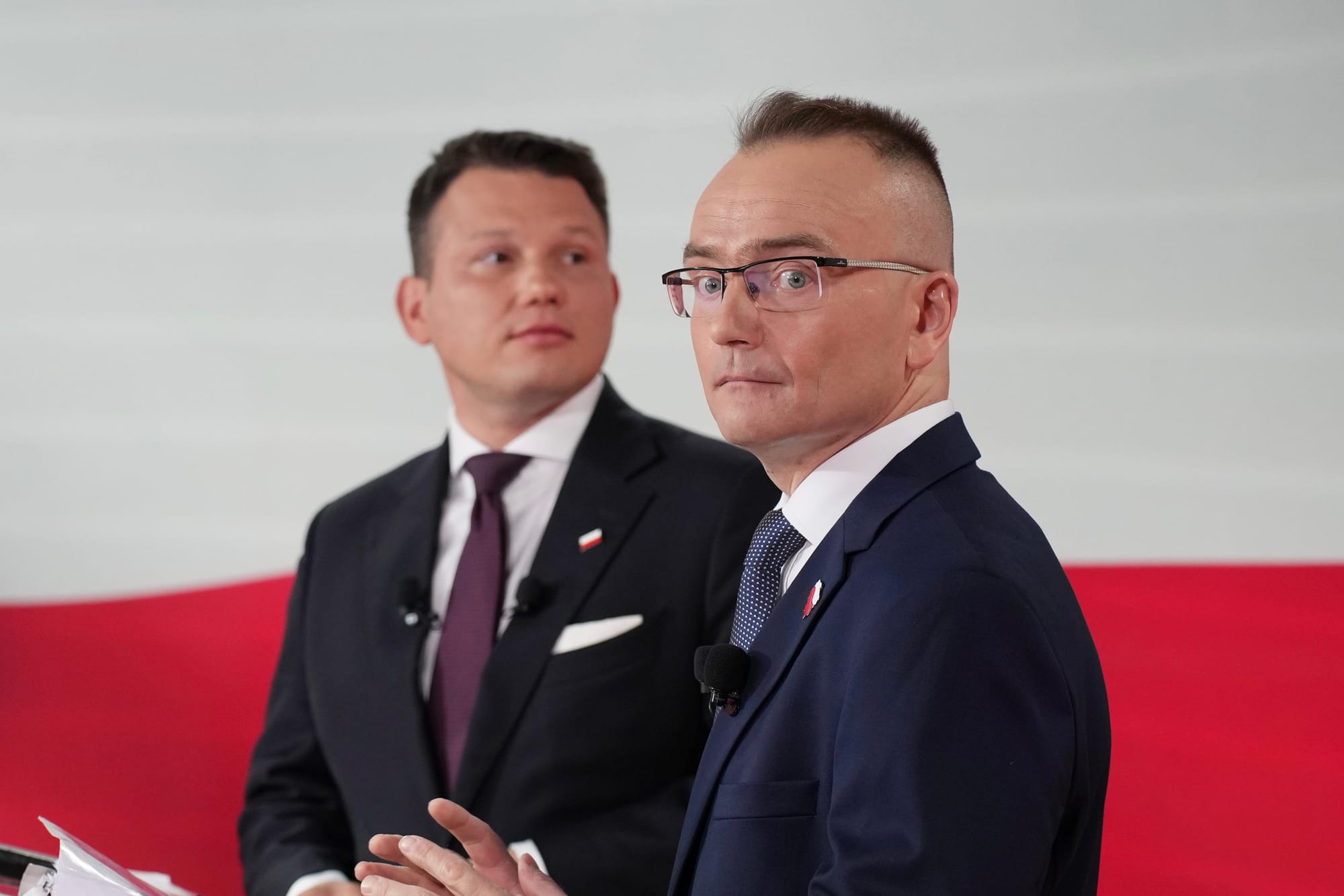 Sławomir Mentzen, Marek Woch, fot. Bartosz Kalich/Gazeta Polska