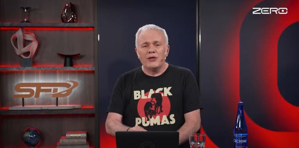 Robert Mazurek, fot. youtube.com/printscreen
