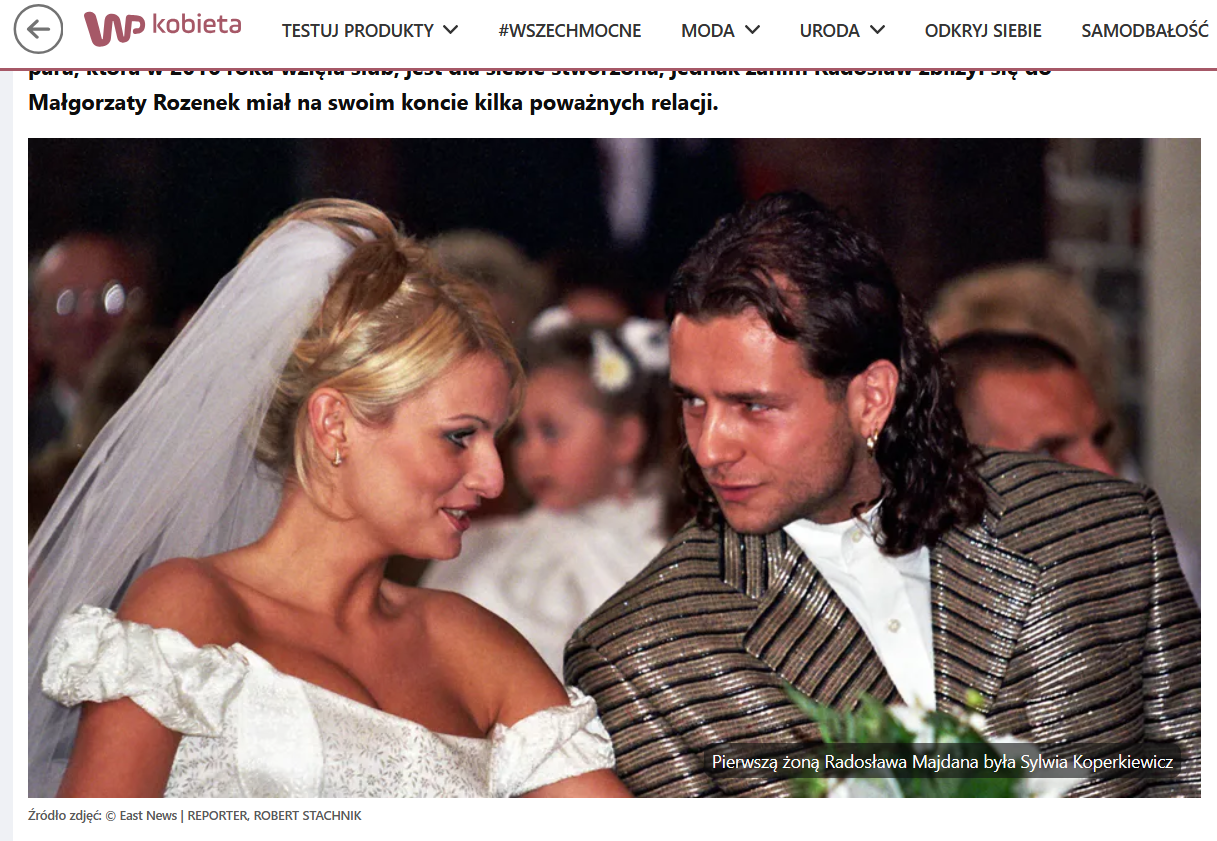 Ślub z Sylwią Majdan, fot. faxymila