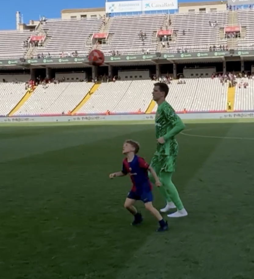 Wojciech Szczęsny z Liamem