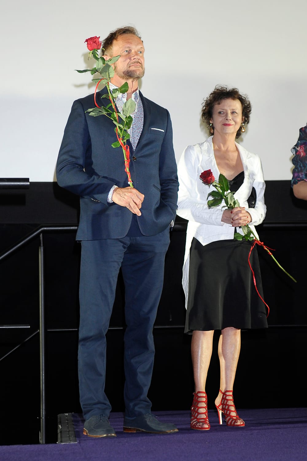 Cezary Pazura i Joanna Szczepkowska 