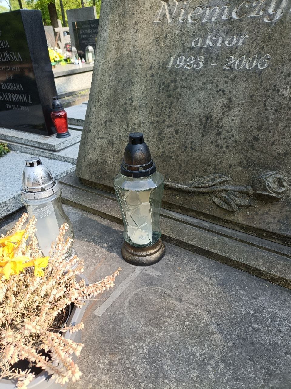 Grób Leona Niemczyka, fot. BLSK