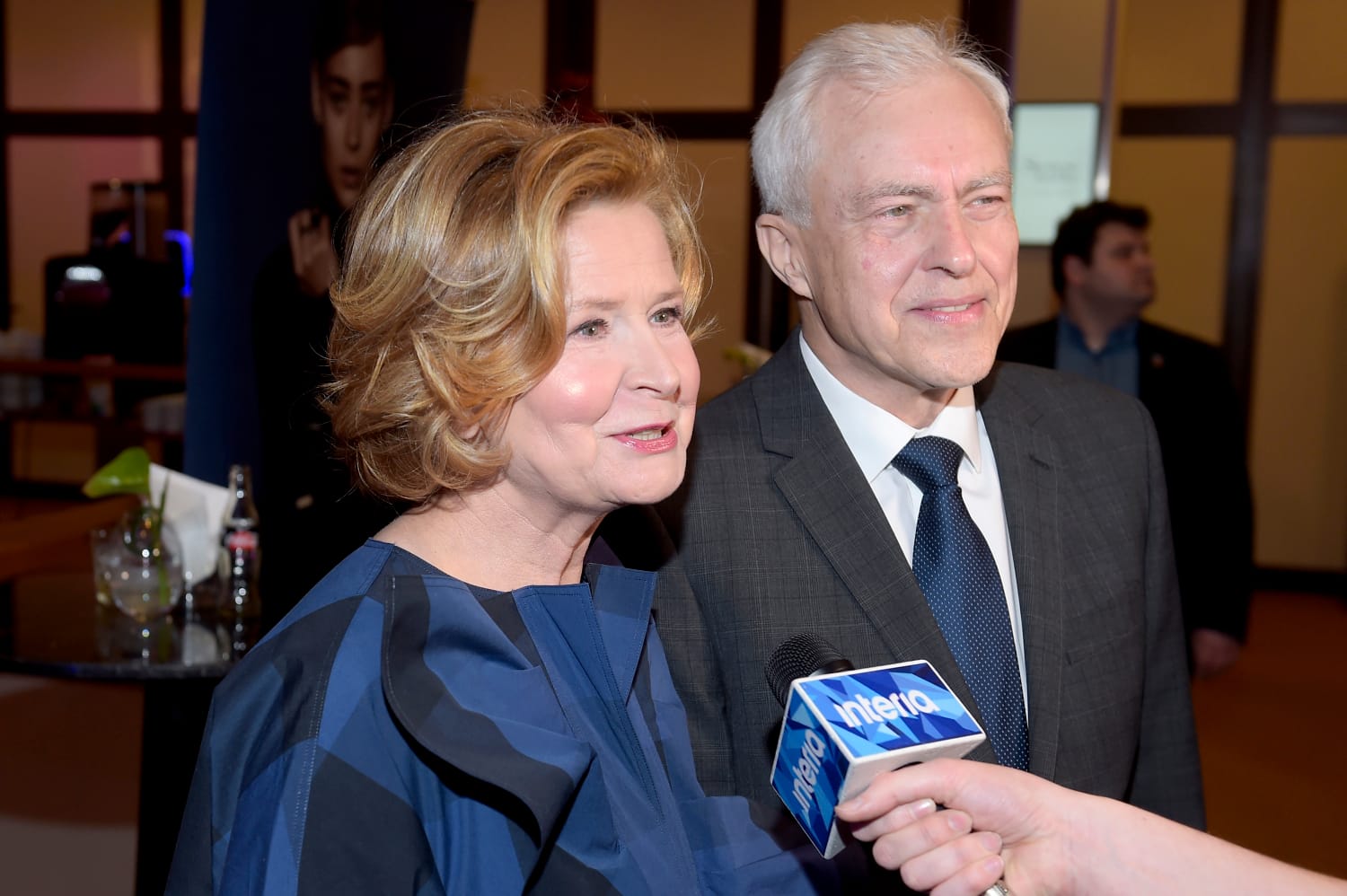 Barbara Bursztynowicz z mężem 