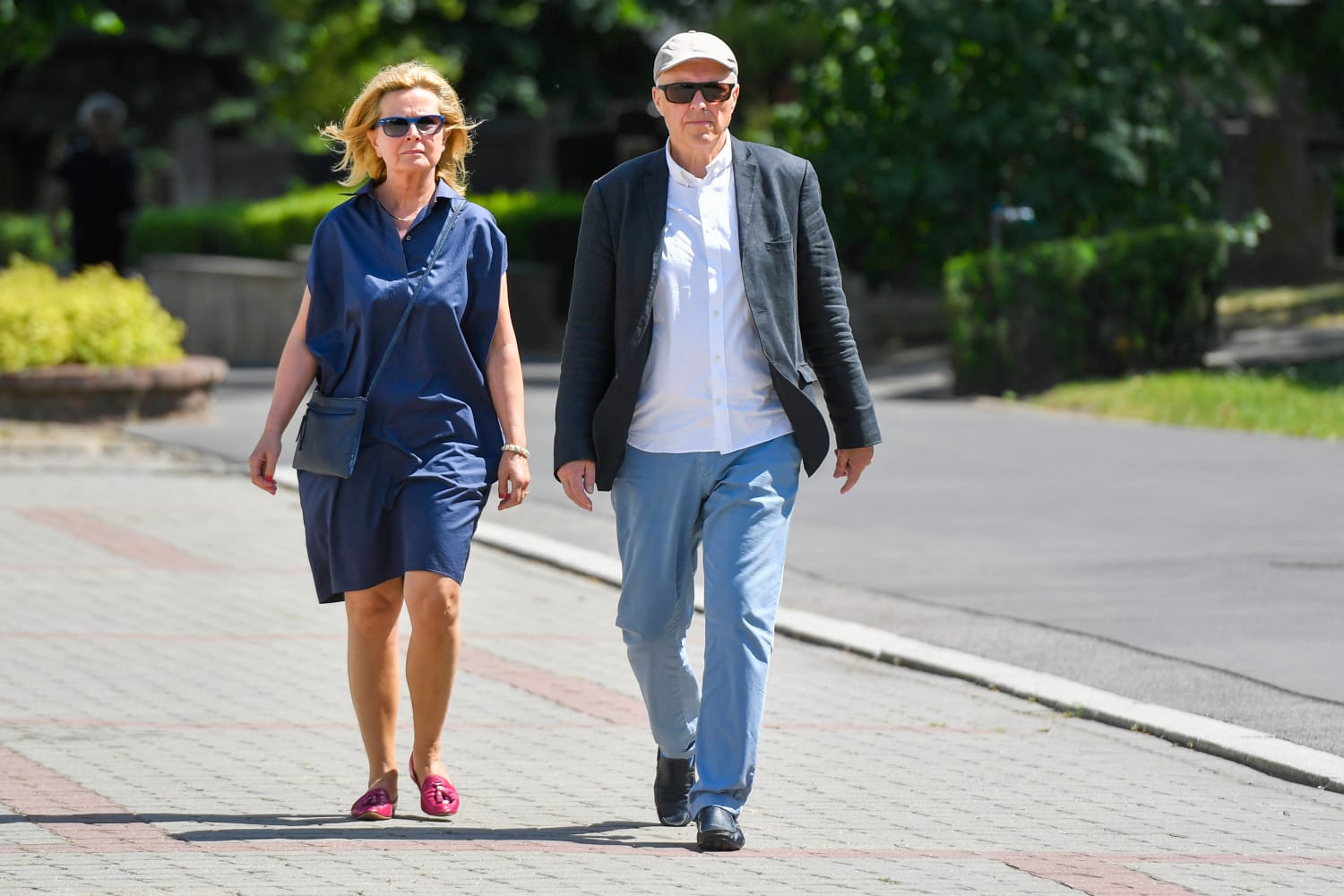 Barbara Bursztynowicz z mężem, fot. AKPA