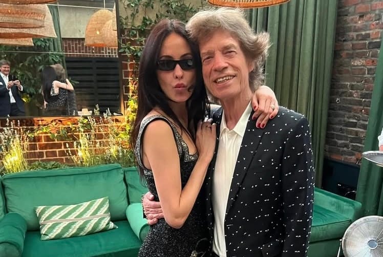 Mick Jagger z narzeczoną Melanią Hamrick 2025 rok, fot. Instagram/screenshot