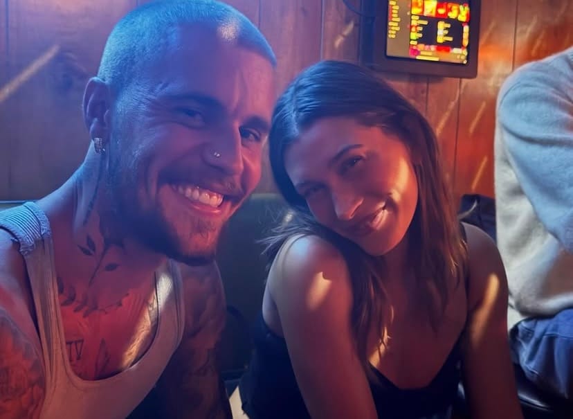 Justin Bieber z żoną Hailey