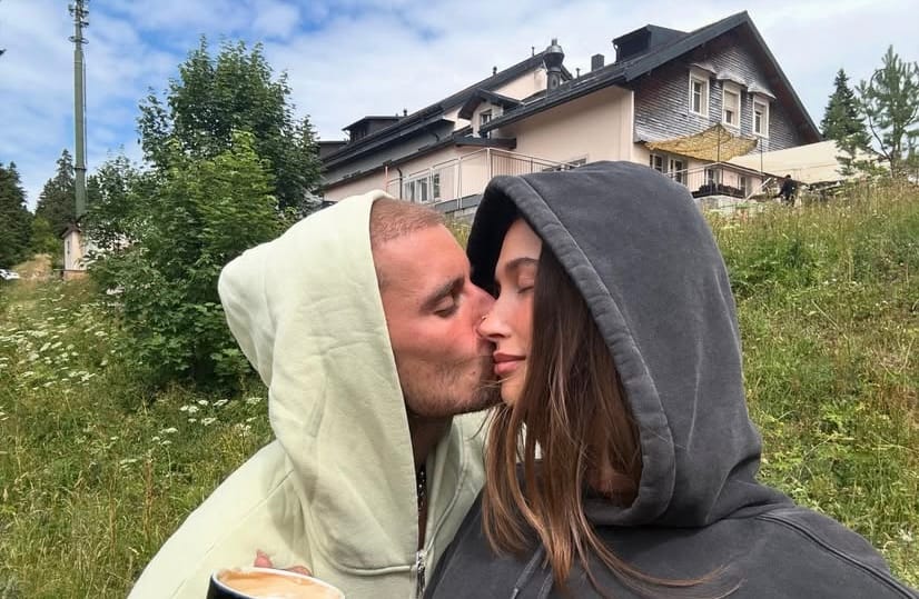 Justin Bieber z żoną Hailey, fot. Instagram/lilbieber