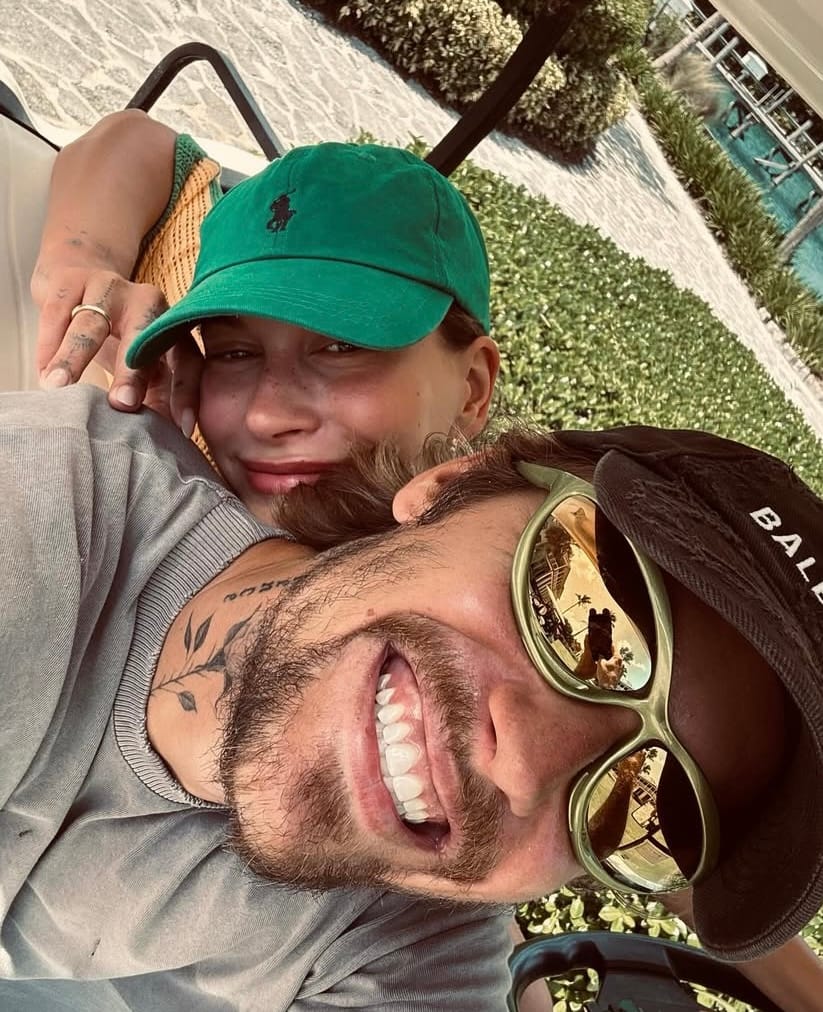 Justin Bieber z żoną Hailey, fot. Instagram/lilbieber