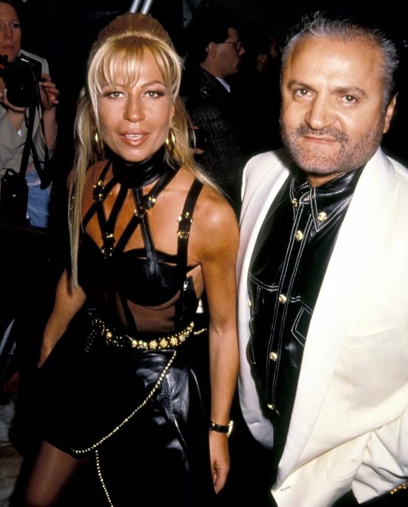 Donatella Versace z bratem Giannim