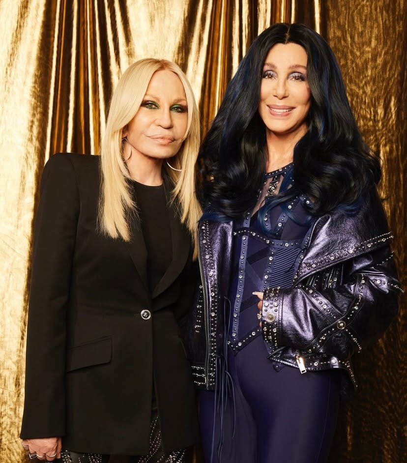 Donatella Versace i Cher, fot. Instagram/donatella_versace
