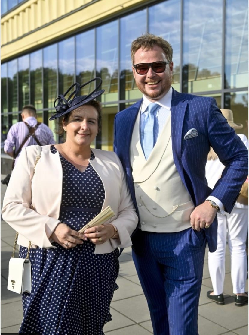 bomirski-Lanckoroński z żoną Heleną, fot. AKPA