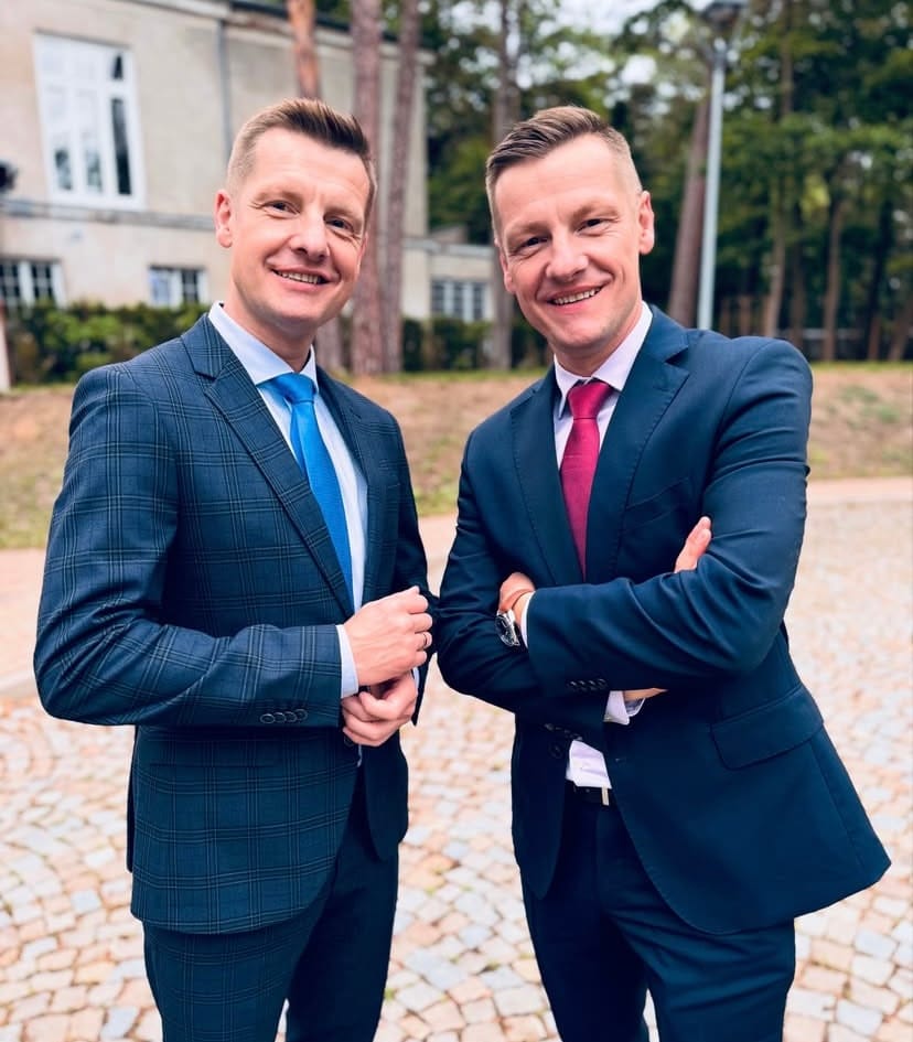 Marcin i Rafał Mroczkowie - Piotr i Paweł Zduńscy, fot. Instagram/rafalmrocze/mroczek_marcin