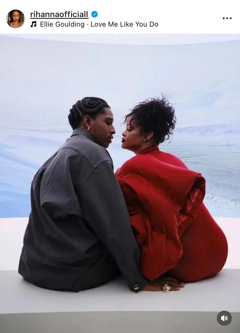 Rihanna i ASAP Rocky, fot. Instagram/rihannaofficial