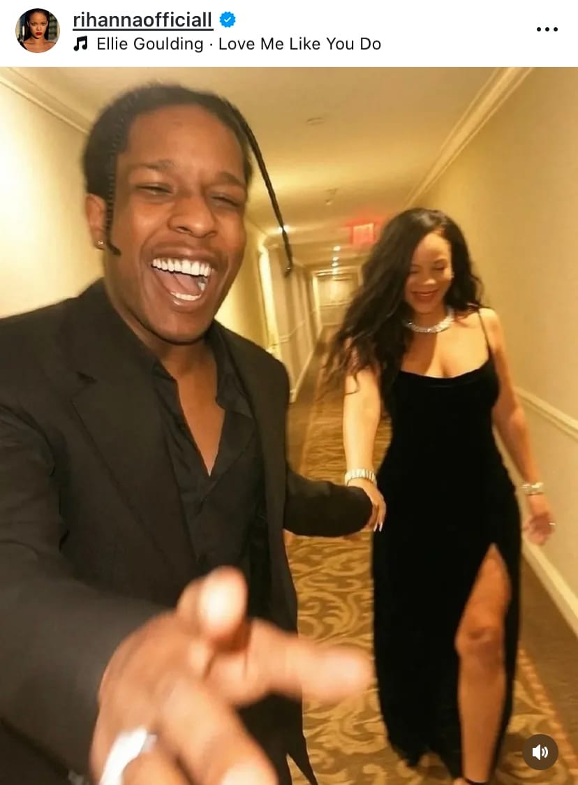 Rihanna i ASAP Rocky, fot. Instagram/rihannaofficial