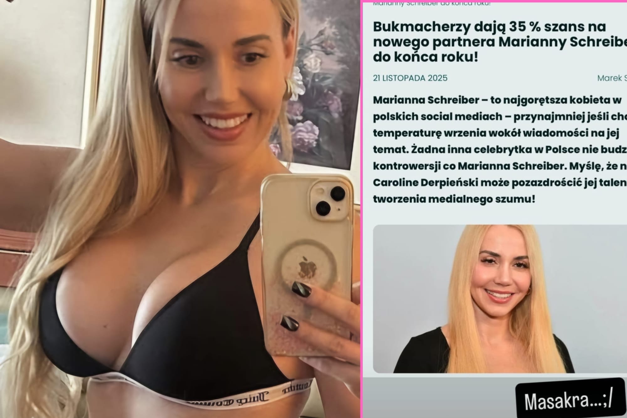 "Ludzie, to jest chore". Schreiber wściekła, bo można na nią... postawić pieniądze