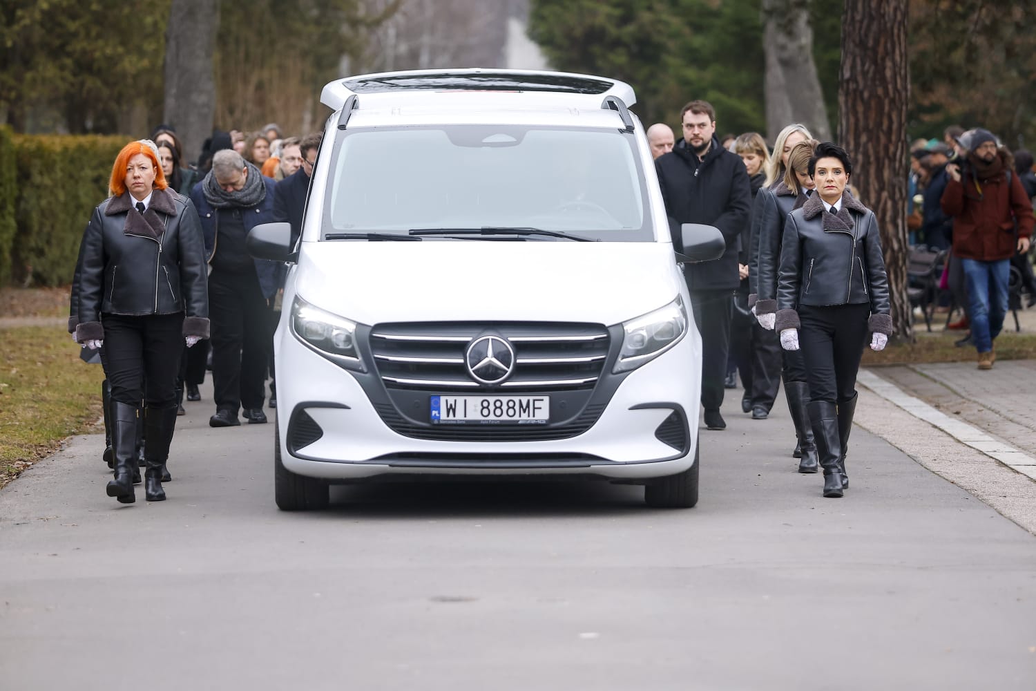 Bliscy pożegnali Agnieszkę Maciąg, fot. AKPA