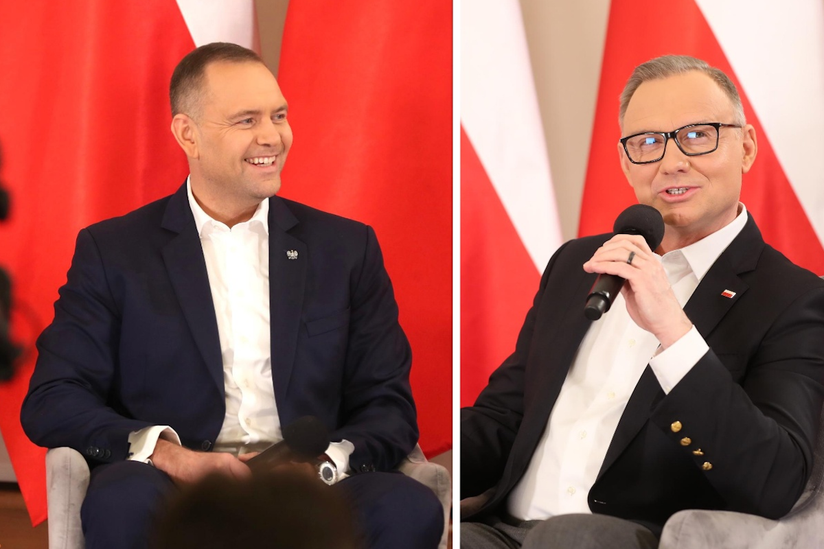 Spotkanie Nawrocki-Duda, fot. Tomasz Jędrzejowski