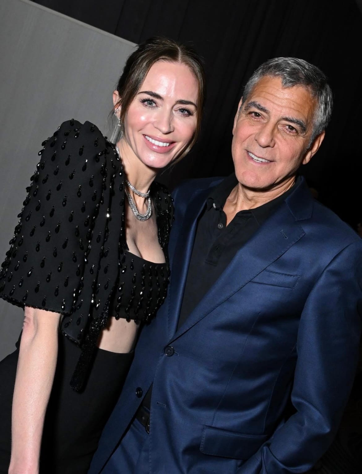 Emily Blunt i George Clooney, fot. Hello Magazine