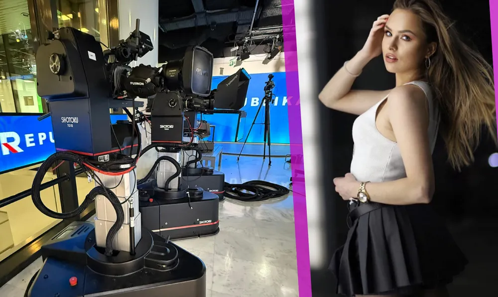 Gwiazda TV Republika pokazała nowoczesne roboty   w studio stacji! TYLKO U NAS