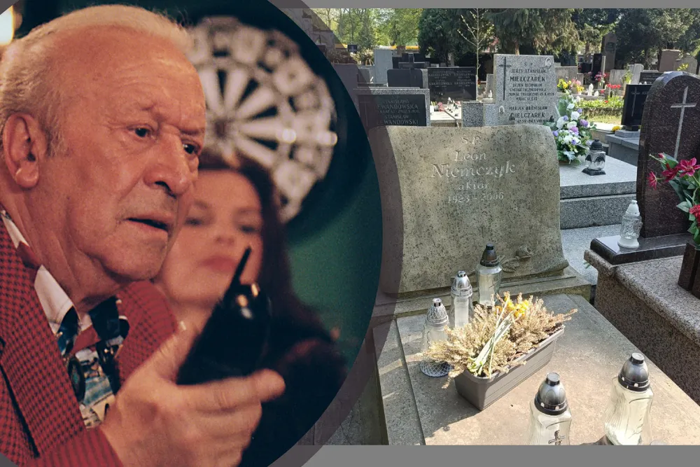 Smutny widok na grobie  Leona Niemczyka. Nikt już nie pamięta wielkiego aktora?!
