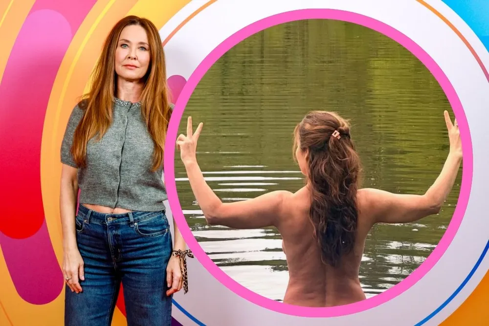 Nie uwierzycie! Dorota Naruszewicz wskoczyła do jeziora i świeci golizną