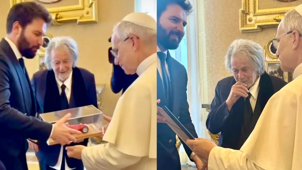 Papież Leon XIV otrzymał od Ala Pacino… maserati