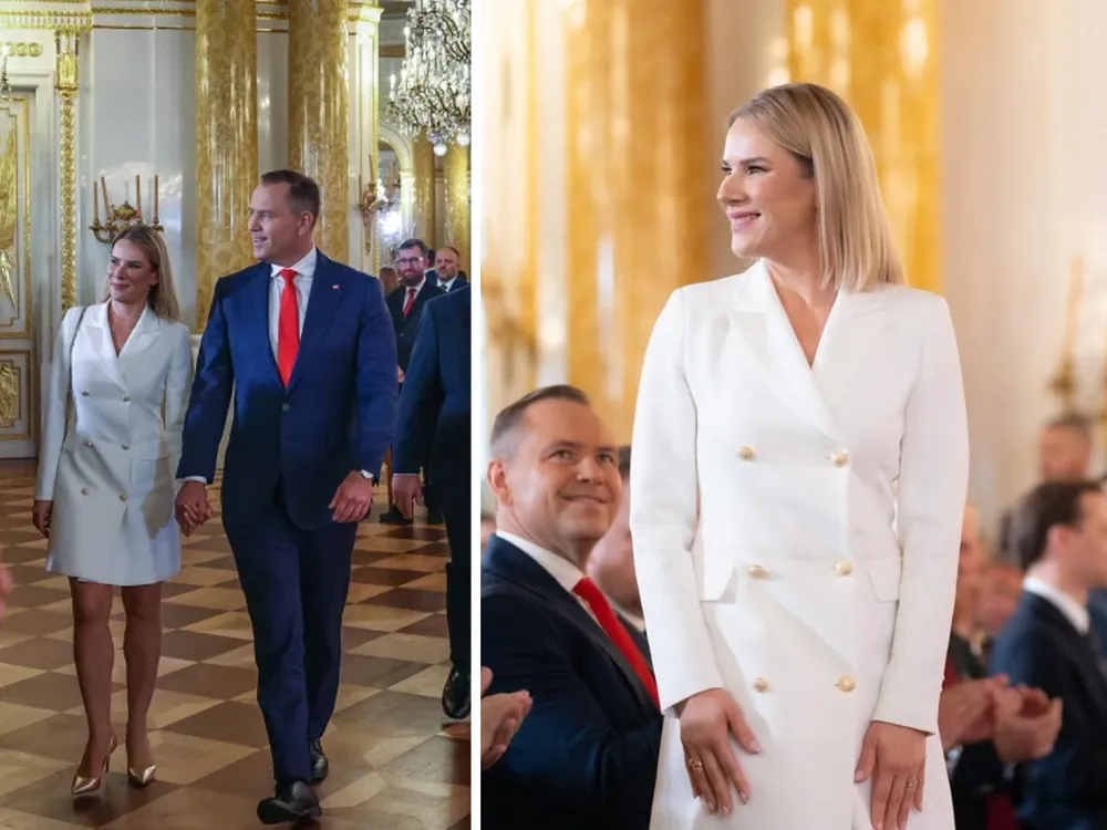 Nawroccy stawiają na klasykę. Tak przyszła pierwsza dama zachwycała w Zamku Królewskim! ZDJĘCIA