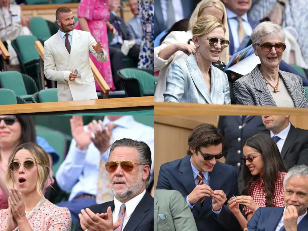 Modowy festiwal na kortach. ZOBACZ, jak wyglądały gwiazdy na tegorocznym Wimbledonie
