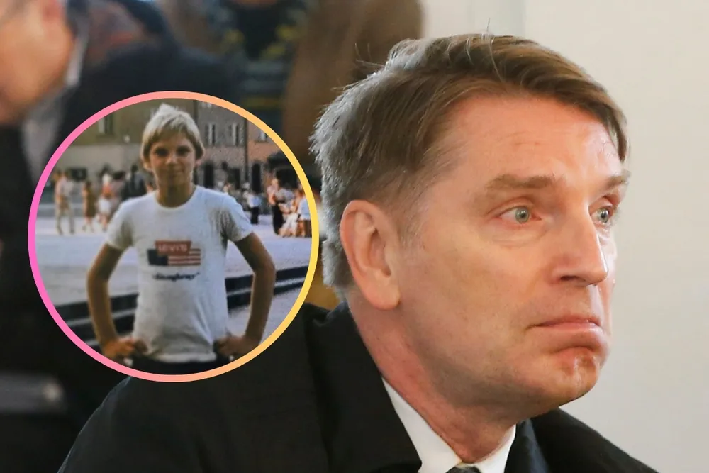 Lis pokazał ZDJĘCIE z młodości. Kolorowe i w amerykańskiej koszulce... Internautom coś tu nie pasuje