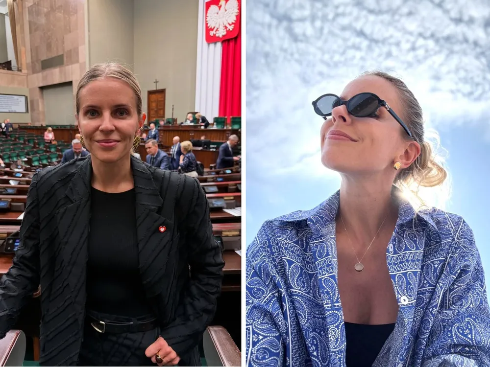Wiceminister na wakacjach byle czego nie nosi. Na takie okulary nie każdy może sobie pozwolić [ZDJĘCIA]