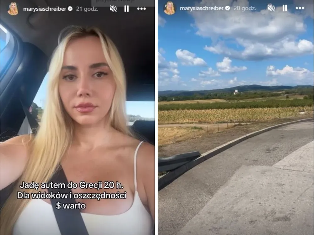 Marianna Schreiber jechała 22 godziny samochodem do Grecji. Zdradziła ile kosztowała podróż