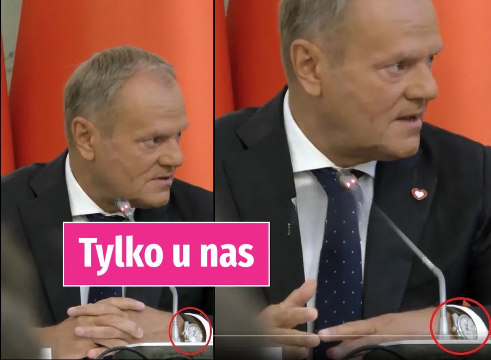 Wartość kilku wypłat! Tyle kosztuje zegarek, który nosi premier Tusk