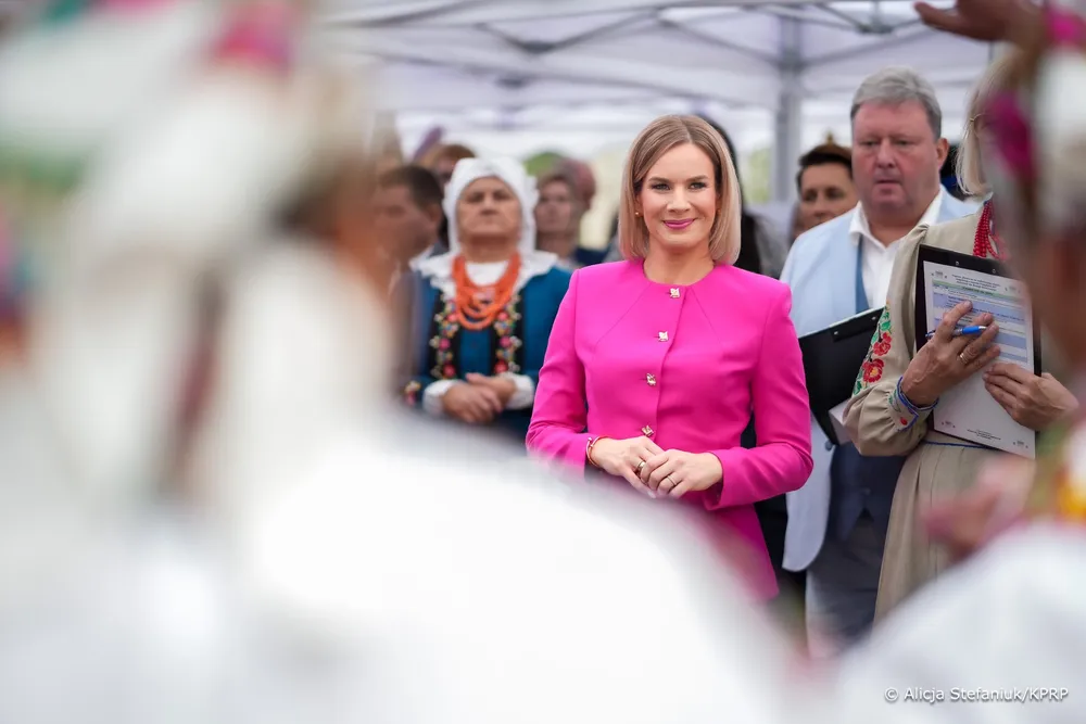 Radosne tańce w Pałacu Prezydenckim. Nawet Pierwsza Dama dała się porwać. WIDEO