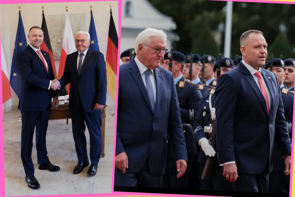 Nawrocki w Berlinie. Pewny siebie, wyprostowany, z uniesioną głową. Polski prezydent robi świetne wrażenie