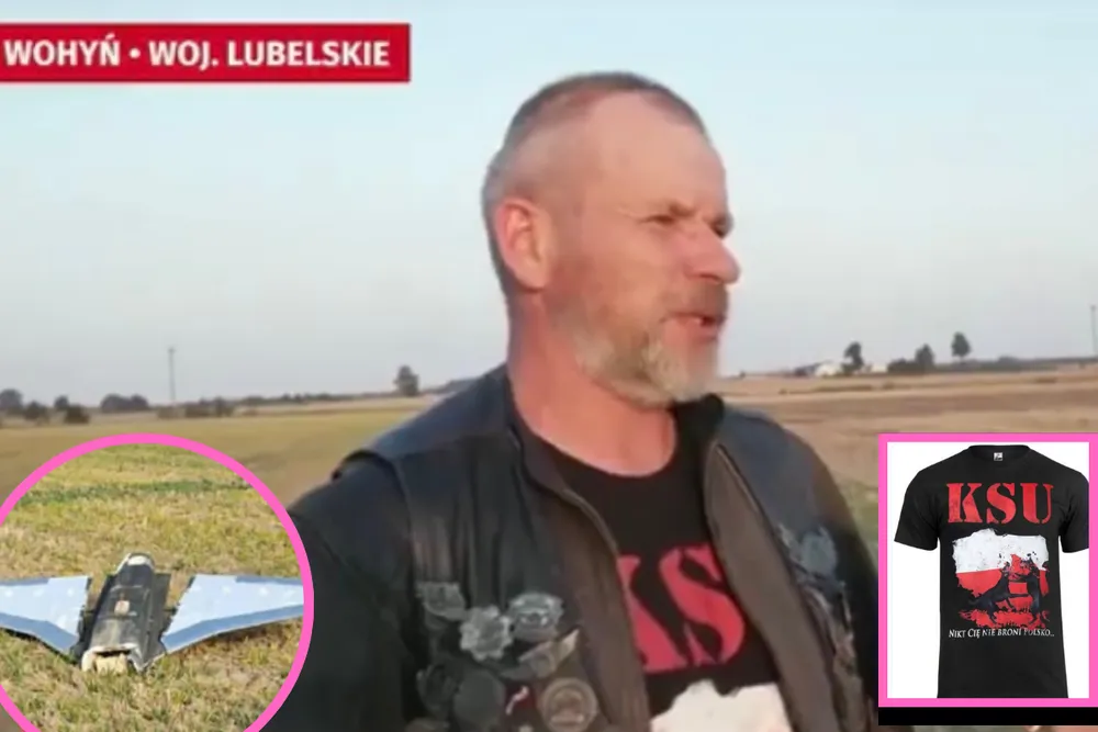 „Silnik jak z suszarki, benzyna czerwona”. Rolnik z Wohynia rozłożył drona na czynniki pierwsze. Internet w szoku: ale kot