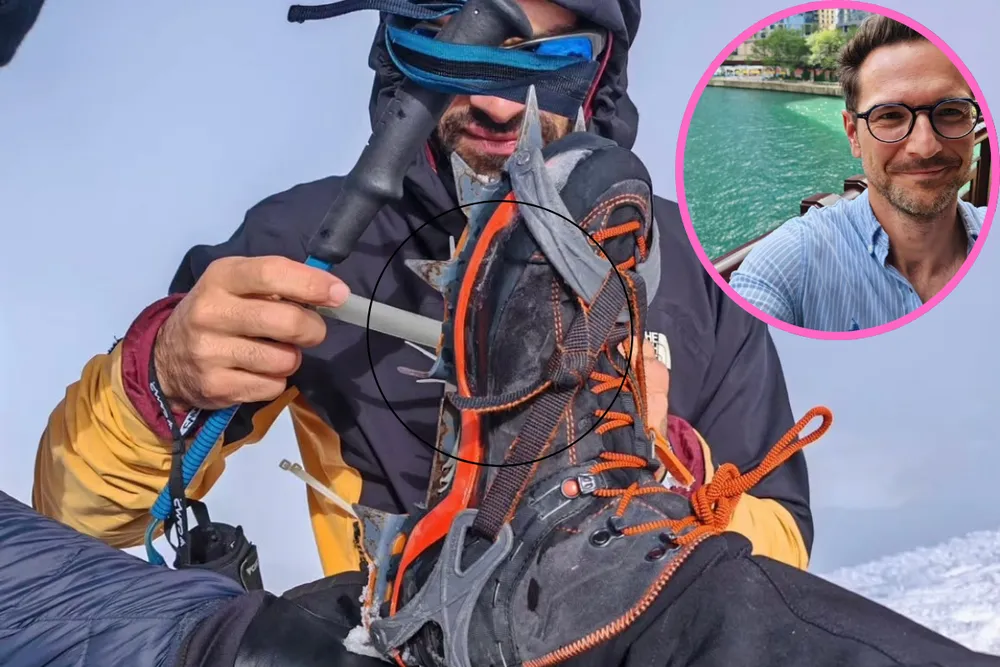 Poseł zdobywa Mont Blanc w trytytkach! Internauci: „Szacunek, panie Waldemarze!”