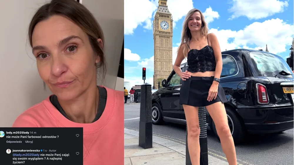 Internautka wytknęła Koroniewskiej odrosty. W odpowiedzi aktorka nie owijała w bawełnę