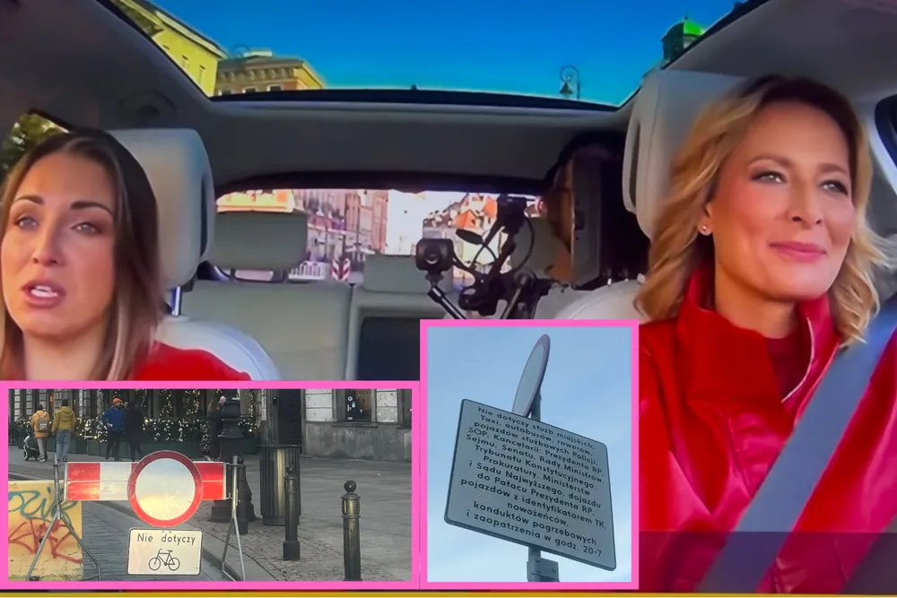 "Święte krowy" na ulicach Warszawy? Dziennikarka Onetu i posłanka Gajewska objeżdżają zakaz jakby nigdy nic