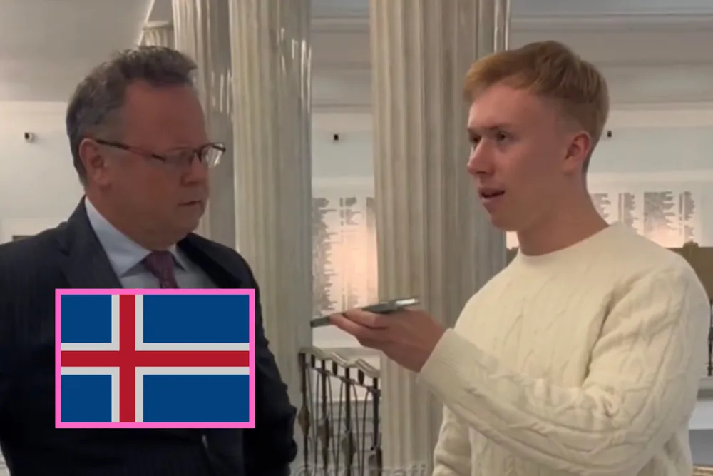 Ale żenada! Wiceminister nie rozpoznał flagi Islandii. „Pan mówi o Finlandii, tak…?”