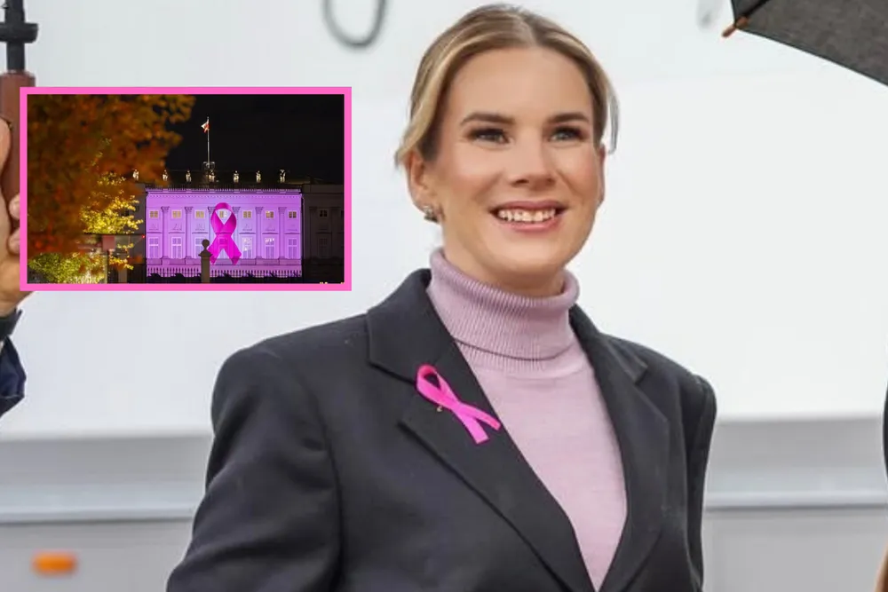 Marta Nawrocka wspiera walkę z rakiem piersi i… polskich projektantów! Różowy Październik w wersji stylowej i społecznie zaangażowanej