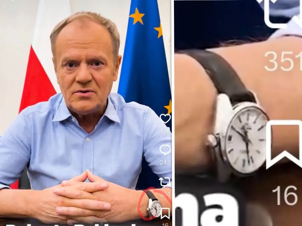 Luksusowa ozdoba na nadgarstku premiera. Ile kosztuje zegarek, który nosi Donald Tusk?