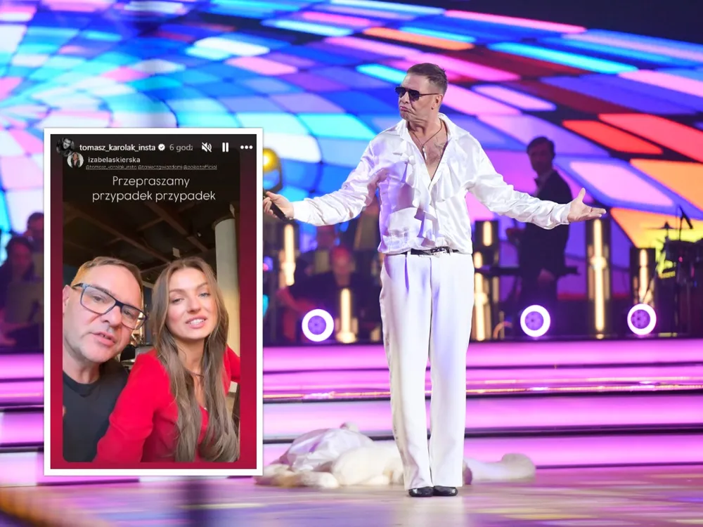 Tomasz Karolak pokazał widzom środkowy palec. Teraz tłumaczy, że to... pomyłka