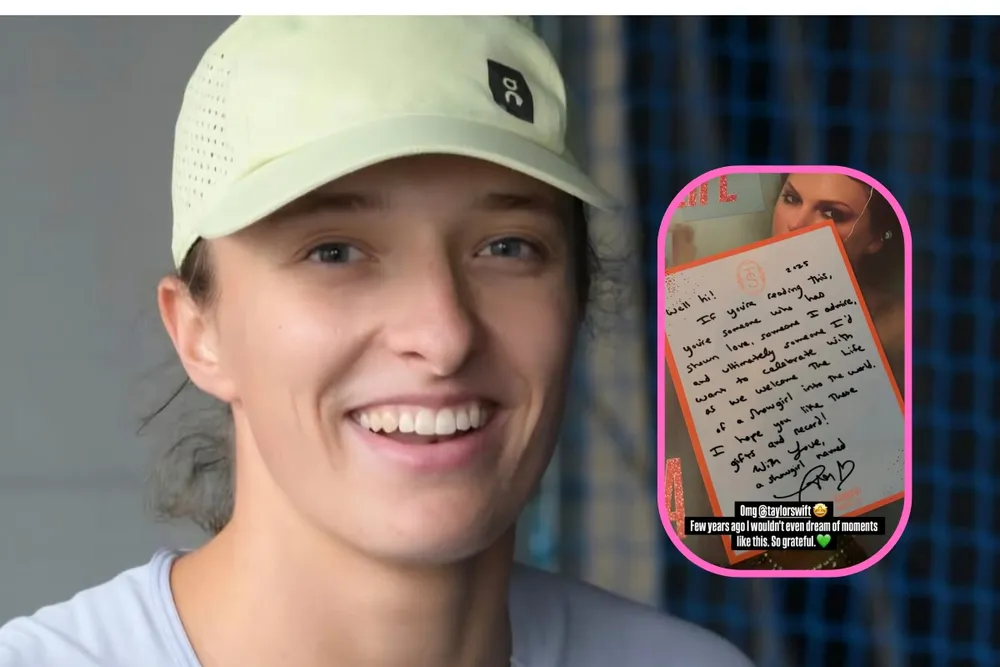Takiej niespodzianki Iga Świątek się nie spodziewała. Dostała list od swojej IDOLKI