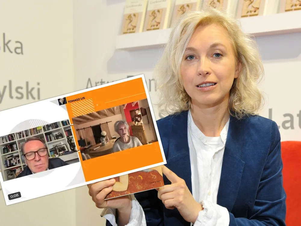 Gretkowska w przypływie szczerości. Nie wywiesza polskiej flagi, bo... dostaje oczopląsu