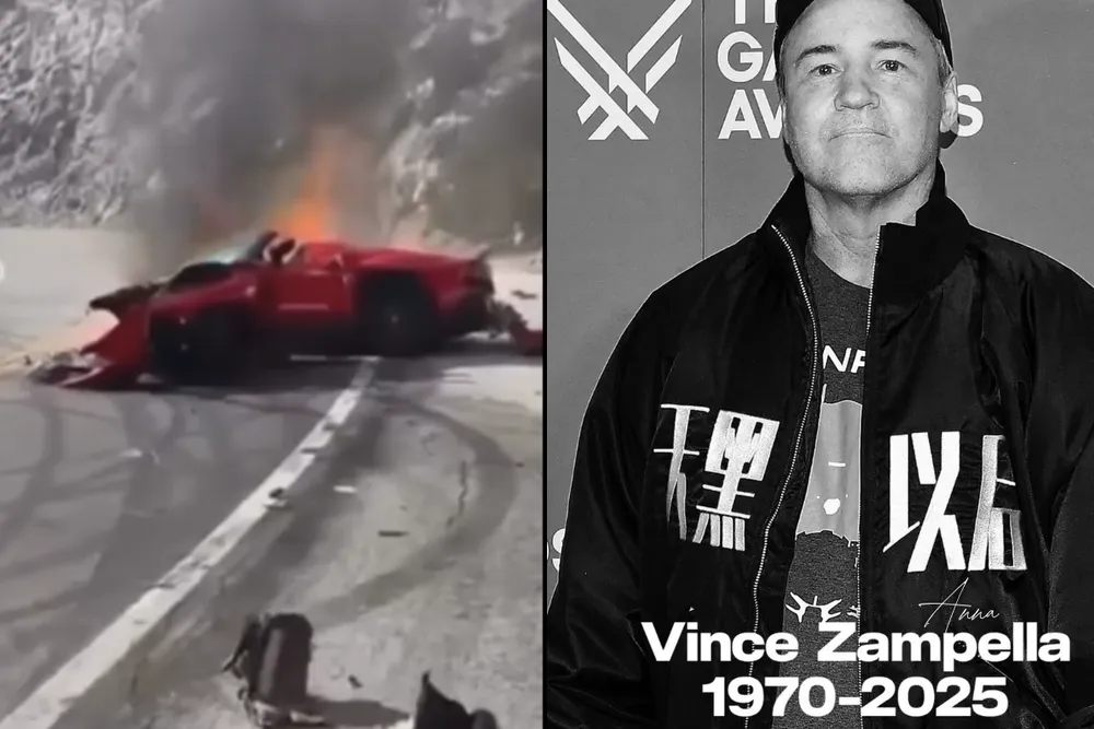 Twórca gry „Call of Duty” nie żyje. Jego Ferrari stanęło w ogniu po uderzeniu w barierkę [Video +18]