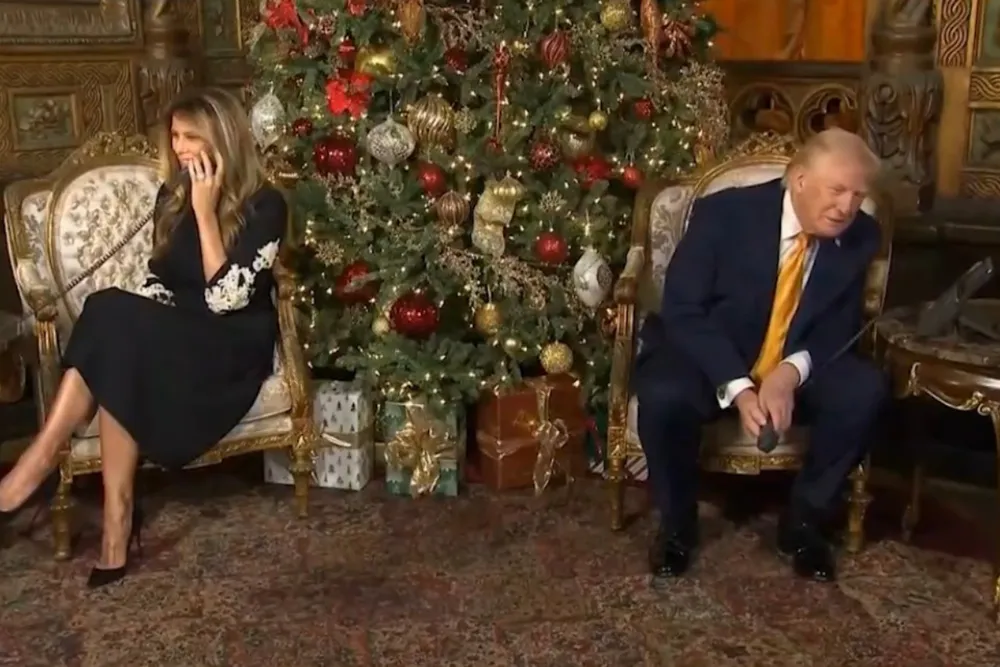 Donald Trump chwyta za telefon w Wigilię. To piękna, amerykańska tradycja. Znaliście ją?