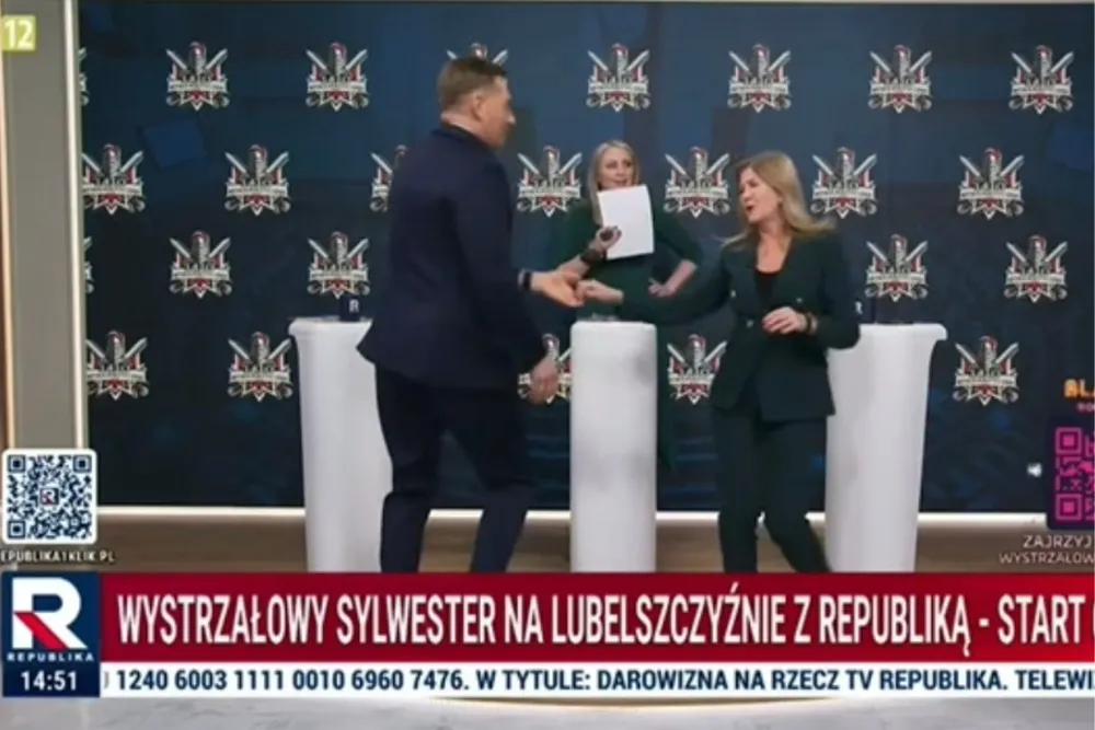 Szalone sceny w studiu Republiki! Posłowie ruszyli w tany do hitu Gołdy i Boreckiego