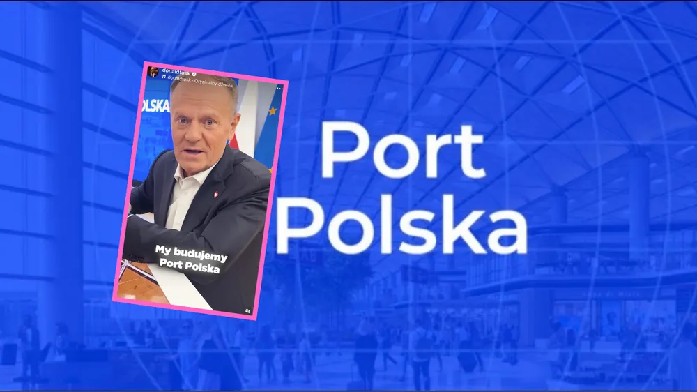 Rebranding według rządu Tuska. CPK zamienili w PORT POLSKA, ale zapomnieli o... internecie!