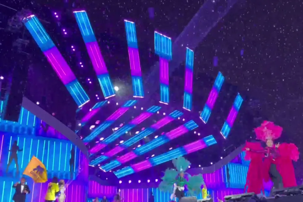Laserowe show w Chełmie zapierało dech. Drony nie mogły latać